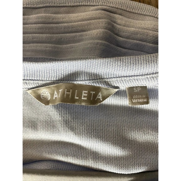 Athleta Serenity Criss Cross Sweatshirt in Pure Blue - Picture 6 of 7